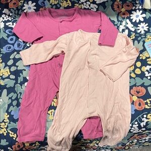 PLAY - SEE PHOTOS Magnetic Me Simply Cotton romper two pack